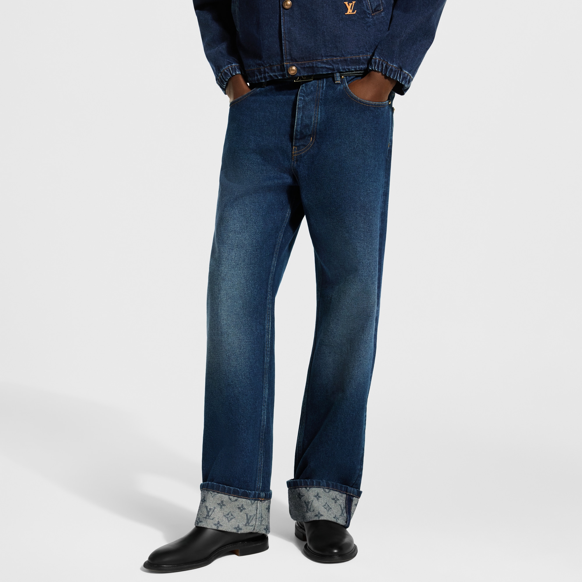 Signature Turn Up Denim Skate Pants - Ready-to-Wear | LOUIS VUITTON